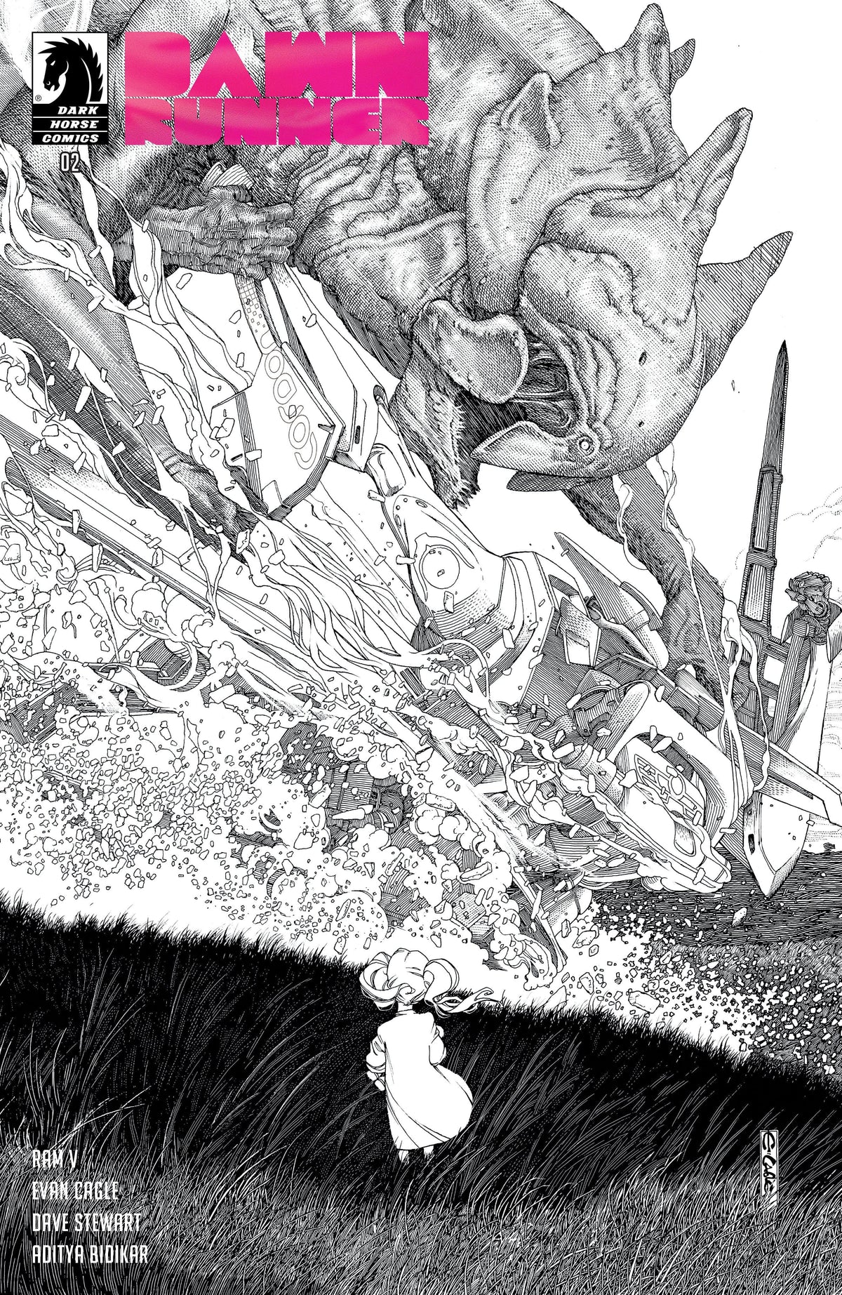 DARK HORSE PRH Comic Books > Incentives DAWNRUNNER #2 CVR D 1:10 CAGLE FOIL INCV VAR 76156801196800241 JAN241150