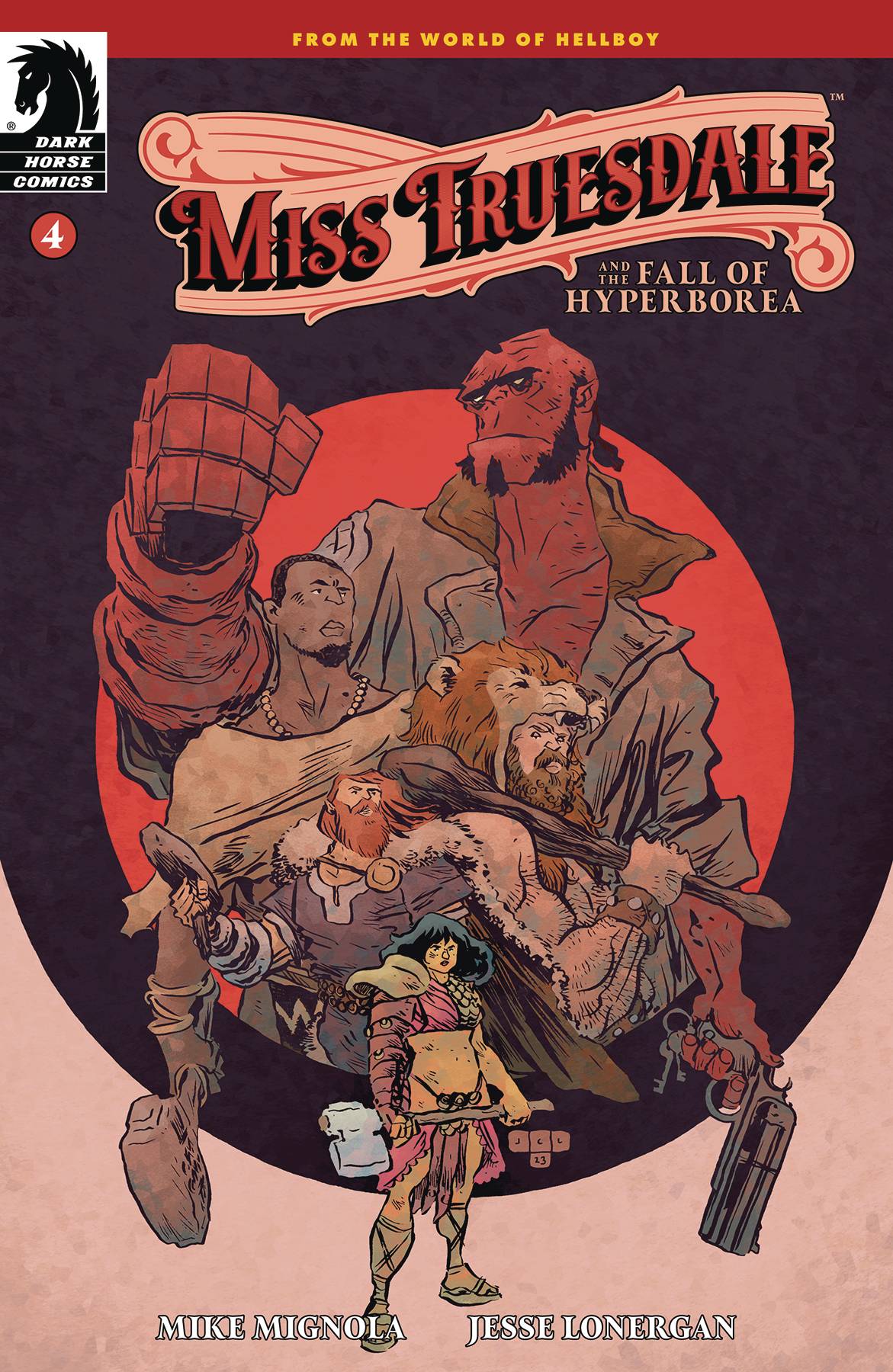 DARK HORSE PRH Comic Books MISS TRUESDALE &THE FALL OF HYPERBOREA #4 (OF 4) CVR A LONER 76156801074900411 JUN231345