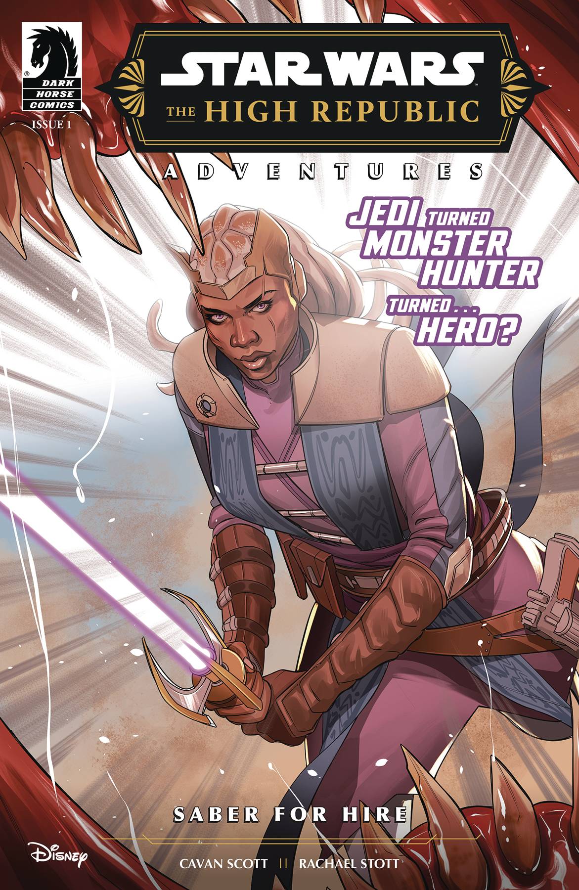 DARK HORSE PRH Comic Books STAR WARS HIGH REPUBLIC ADVENTURES SABER FOR HIRE #1 76156801207100111 JAN241189