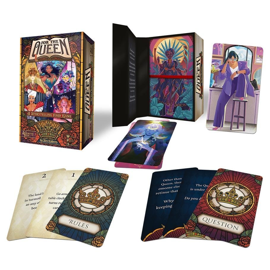 Darrington Press LLC Board Games > Card Games For the Queen 850056681018 DRPFTQBOX