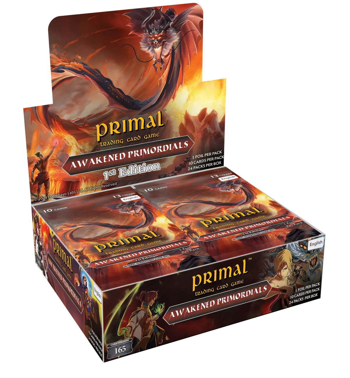 Dattebayo Labs Trading Card Games Primal TCG: Awakened Primordials (Set 1) Booster Box 860009471214 DBA100000