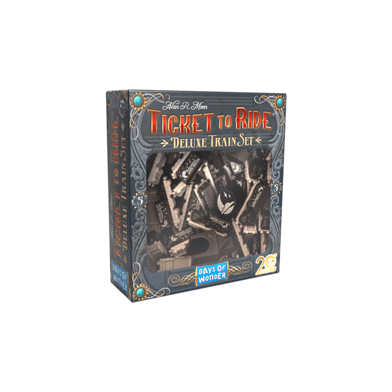 Days of Wonder Board Games > Expansion Ticket To Ride: 20th Anniversary Deluxe Train Set - Flatcar with Semi-Trailer Truck 824968999189