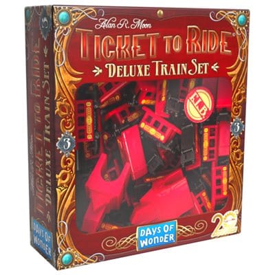 Days of Wonder Board Games > Expansion Ticket To Ride: 20th Anniversary Deluxe Train Set - Red Passenger Car 824968999165
