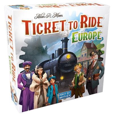 Days of Wonder Board Games > Large Box Games Ticket to Ride: Europe (Refresh) 824968072028 DOW7202N
