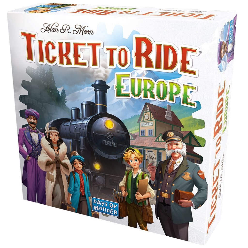 Days of Wonder Board Games > Large Box Games Ticket to Ride: Europe (Refresh) 824968072028 DOW7202N