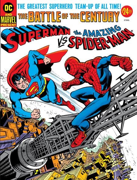DC Comics Comic Books 50TH ANNIVERSARY TREASURY EDITION SUPERMAN VS THE AMAZING SPIDER-MAN #1 FACSIMILE EDITION CVR C CARMINE INFANTINO ROSS ANDRU FOIL VAR 76194139627900121 1125DC0202