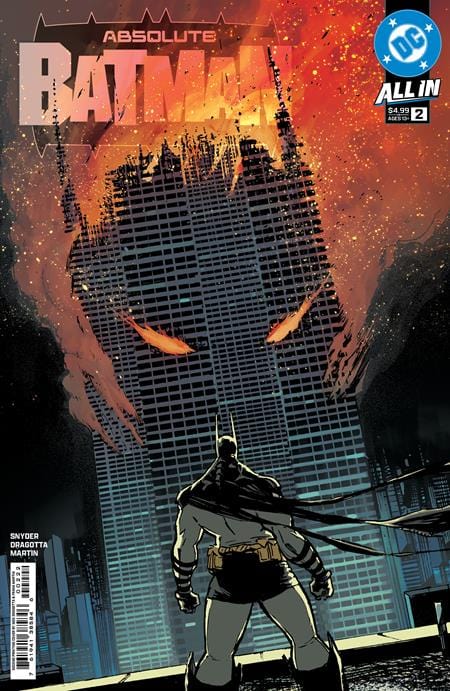 DC Comics Comic Books ABSOLUTE BATMAN #2 Second Printing Cvr A Nick Dragotta 76194138584600222 0924DC910