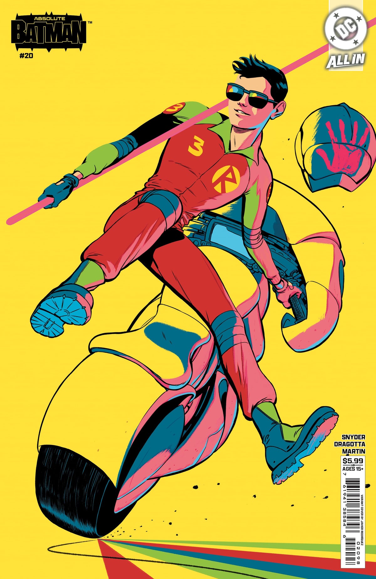 DC Comics Comic Books ABSOLUTE BATMAN #20 CVR G JAVIER RODRIGUEZ ROBINS TIM DRAKE CARD STOCK VAR 76194138584602098 0326DC8367