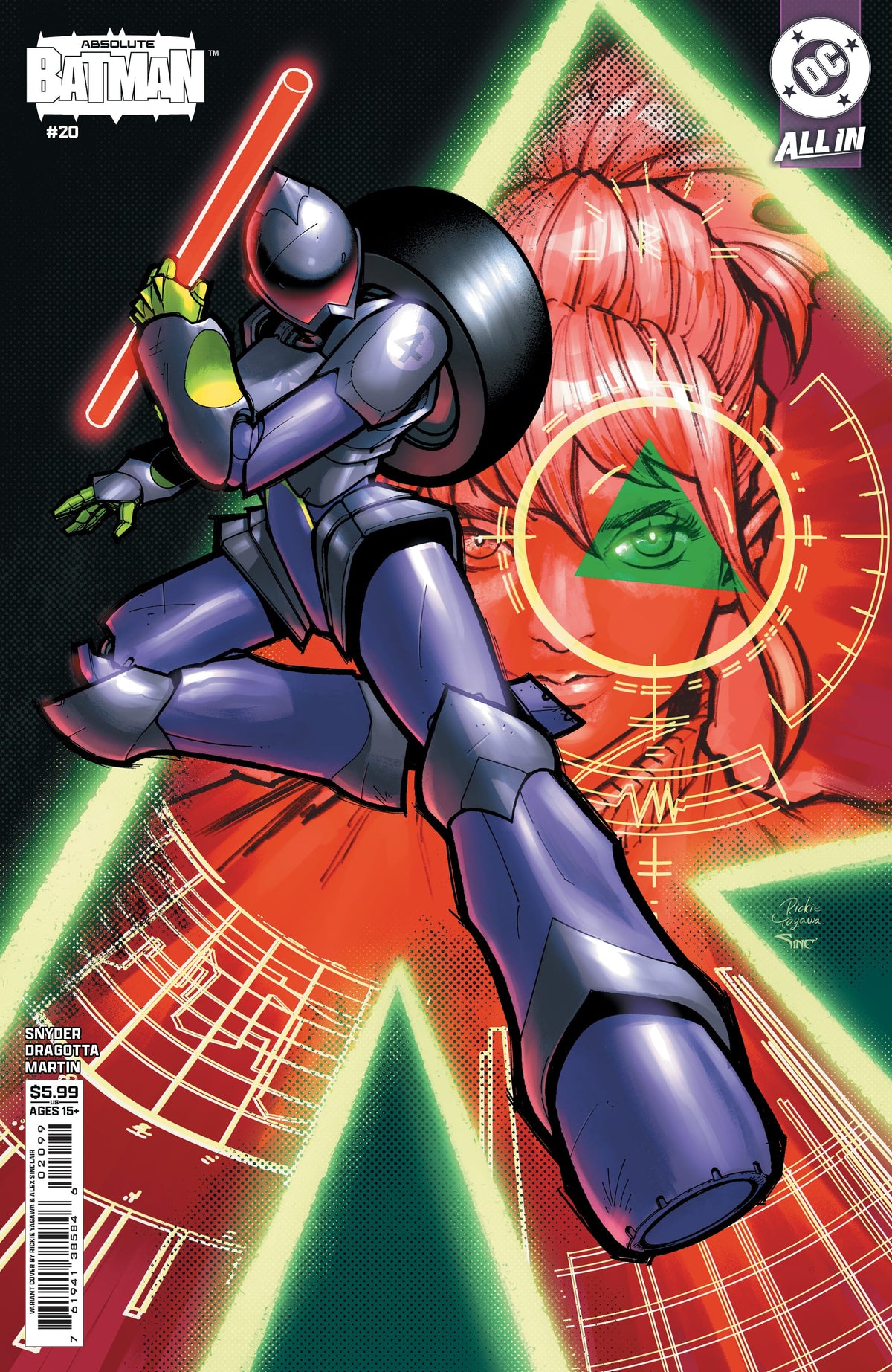 DC Comics Comic Books ABSOLUTE BATMAN #20 CVR H RICKIE YAGAWA ALEX SINCLAIR ROBINS STEPHANIE BROWN CARD STOCK VAR 76194138584602099 0326DC8368