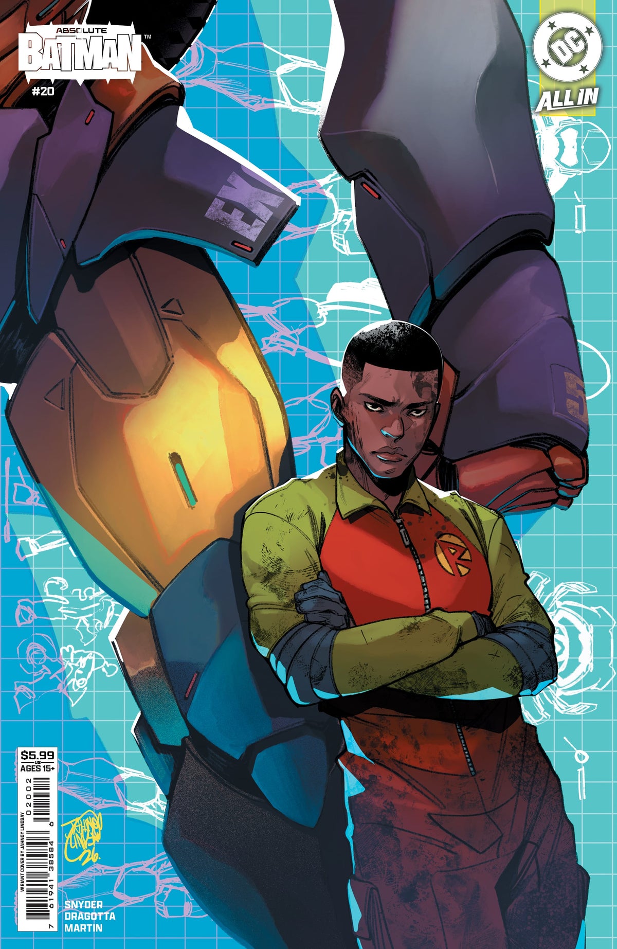 DC Comics Comic Books ABSOLUTE BATMAN #20 CVR I JAHNOY LINDSAY DUKE THOMAS ROBINS CARD STOCK VAR 76194138584602002 0326DC8369