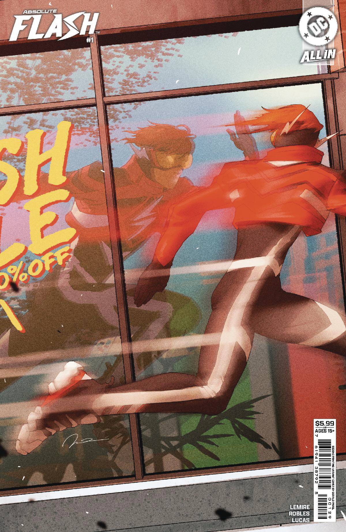 DC COMICS Comic Books ABSOLUTE FLASH #1 2ND PTG CVR B PAREL CSV 76194138792500129