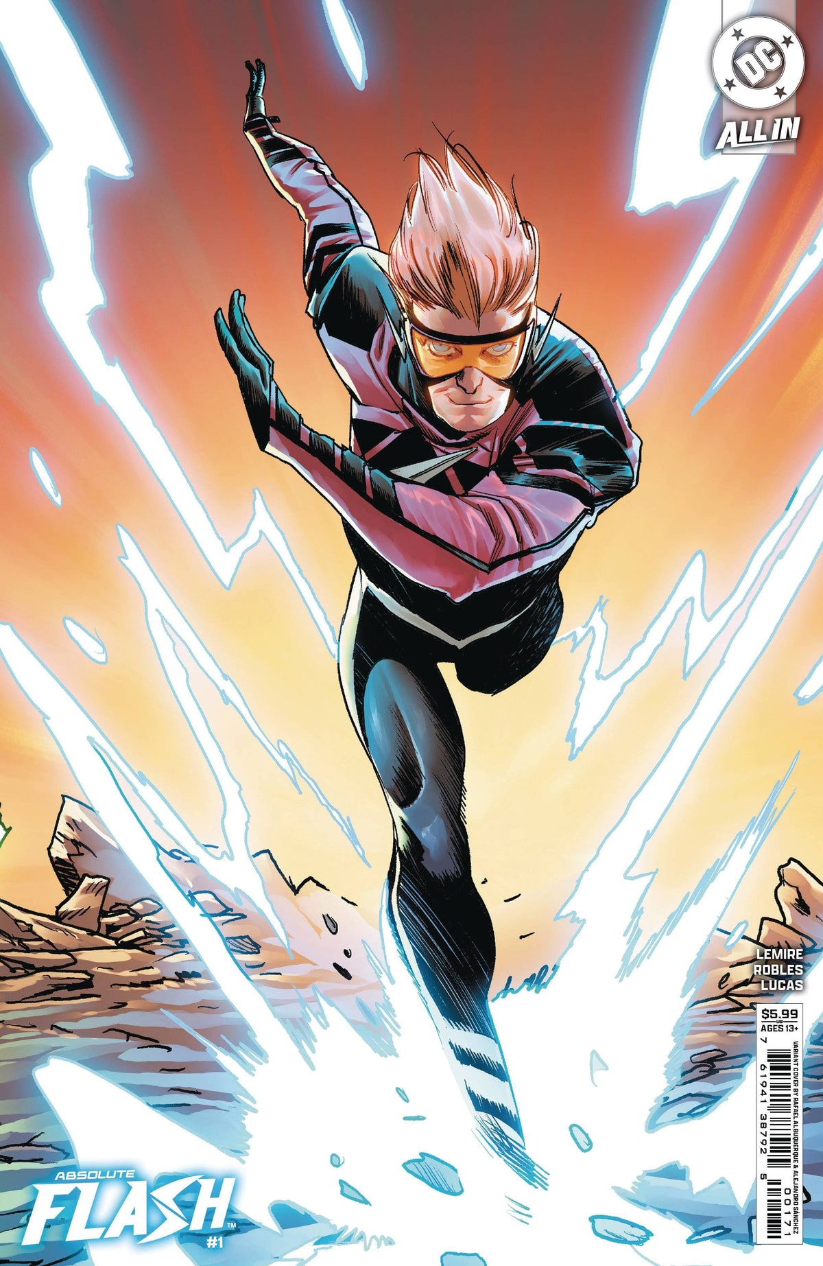 DC Comics Comic Books ABSOLUTE FLASH #1 CVR D RAFAEL ALBUQUERQUE CONNECTING CARD STOCK VAR 76194138792500171 0125DC061