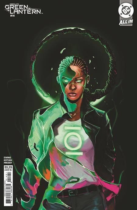 DC Comics Comic Books ABSOLUTE GREEN LANTERN #14 CVR B TAJ TENFOLD CARD STOCK VAR 76194138648501421 0326DC0031