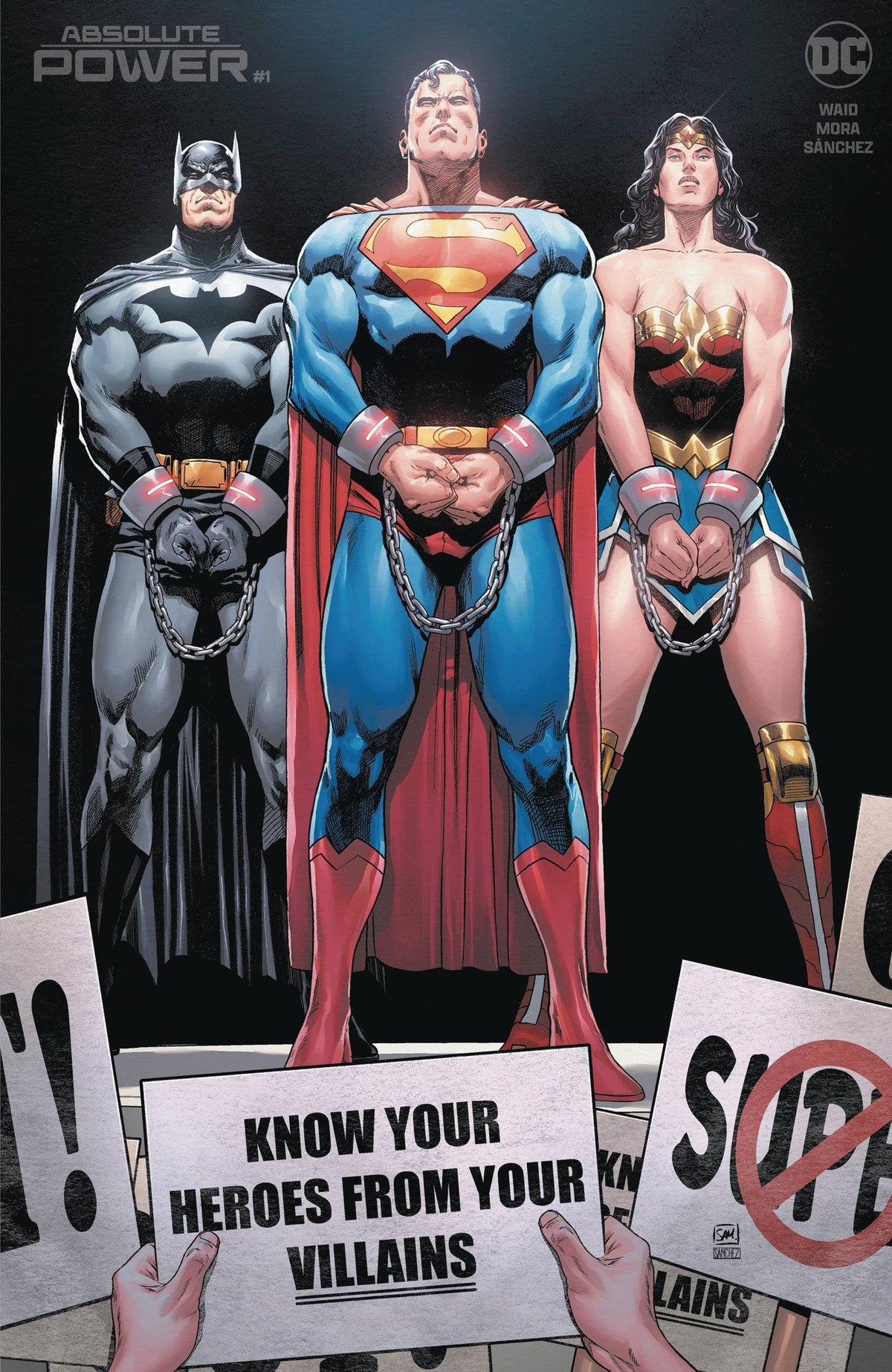 DC Comics Comic Books ABSOLUTE POWER #1 (OF 4) CVR J DANIEL SAMPERE POWER PARTICIPATION UNLOCK CARD STOCK VAR 76194138539600122 0524DC809