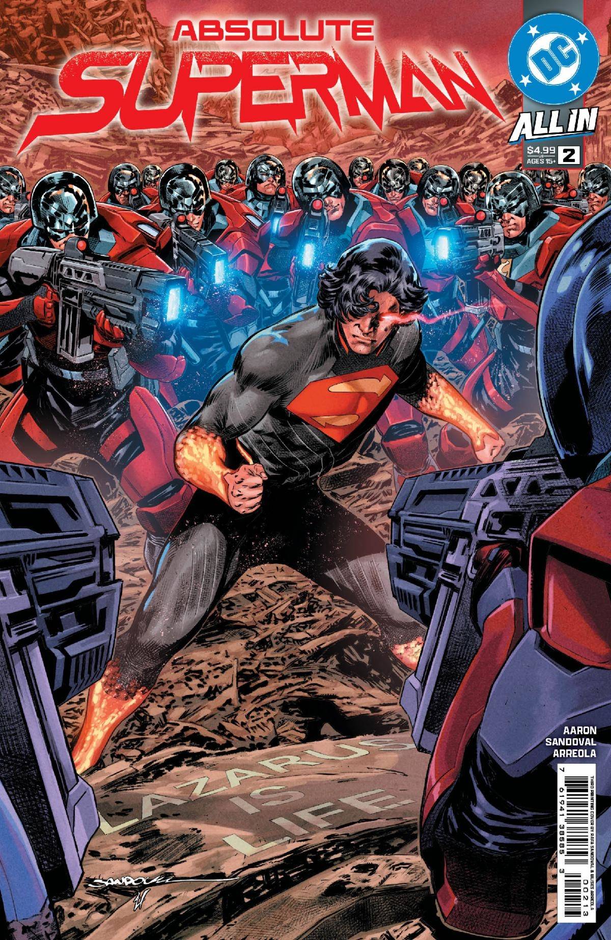 DC Comics Comic Books ABSOLUTE SUPERMAN #2 3RD PTG RAFA SANDOVAL 76194138585300213 STL380742