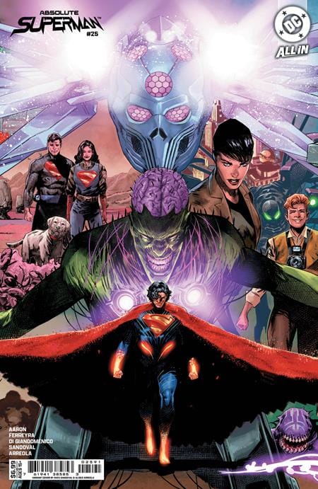 DC Comics Comic Books ABSOLUTE SUPERMAN #25 CVR I RAFA SANDOVAL MIDDLE CONNECTING CARD STOCK VAR (Release Date: 11/04/2026) 76194138585302591 0926DC0064