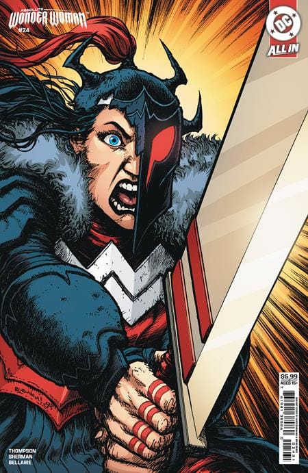 DC Comics Comic Books ABSOLUTE WONDER WOMAN #24 CVR C CHRIS BURNHAM CARD STOCK VAR (Release Date: 09/23/2026) 76194138586002431 0726DC0053