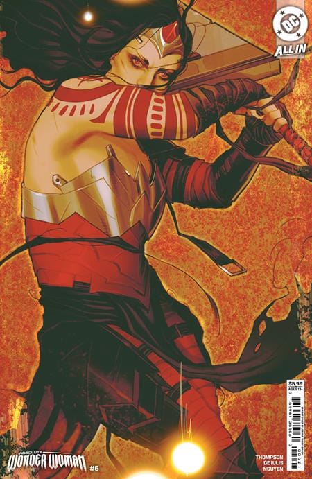 DC Comics Comic Books ABSOLUTE WONDER WOMAN #6 CVR D JOSHUA SWAY SWABY CARD STOCK VAR 76194138586000621 0125DC032