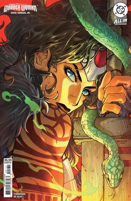 DC Comics Comic Books ABSOLUTE WONDER WOMAN ANNUAL 2026 #1 (ONE SHOT) CVR C HAINING CARD STOCK VAR 76194139658300131 1225DC0084