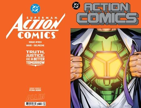 DC Comics Comic Books ACTION COMICS #1103 CVR E RYAN SOOK FOIL VAR (Release Date: 10/14/2026) 76194134388410351 0826DC0192