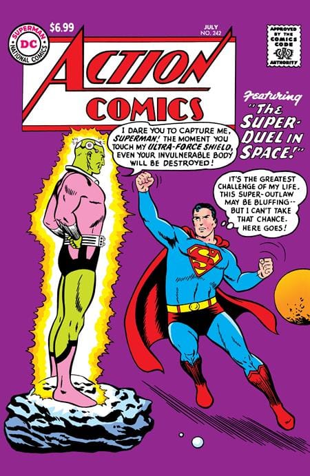 DC Comics Comic Books ACTION COMICS #242 FACSIMILE EDITION CVR C CURT SWAN FOIL VAR 76194139476300131 0126DC0253