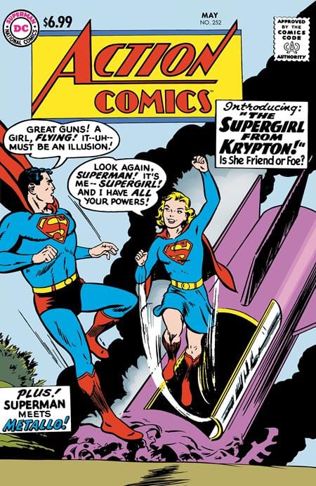DC Comics Comic Books ACTION COMICS #252 FACSIMILE EDITION CVR B CURT SWAN FOIL VAR 76194138719200131 0825DC0218