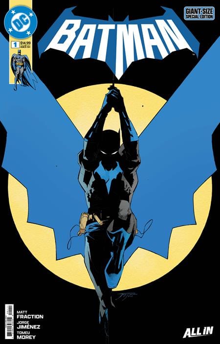 DC Comics Comic Books BATMAN #1 GIANT SIZED SPECIAL EDITION CVR B JORGE JIMENEZ FOIL VAR 76194139370400121 0725DC015