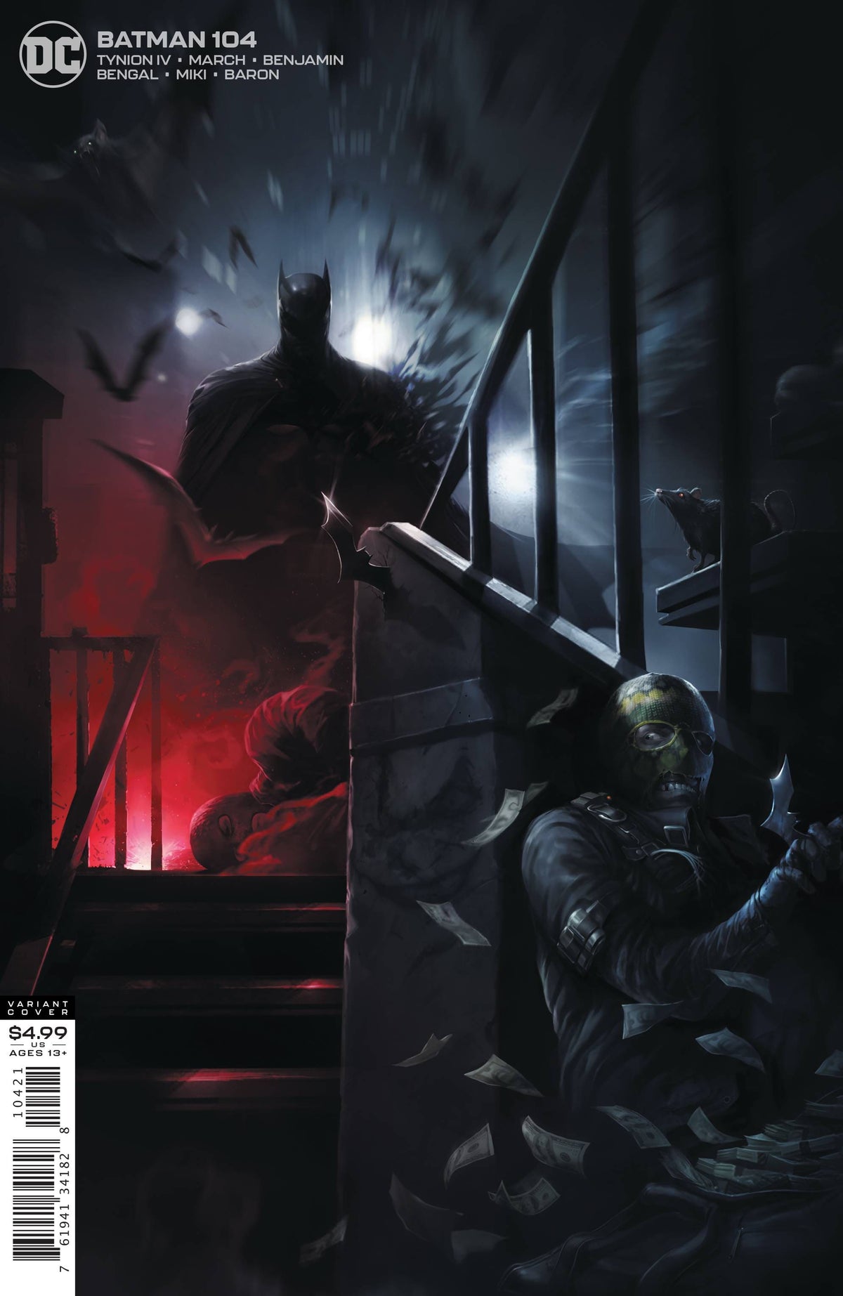 DC Comics Comic Books BATMAN #104 CARD STOCK FRANCESCO MATTINA VAR ED 76194134182810421 OCT207058