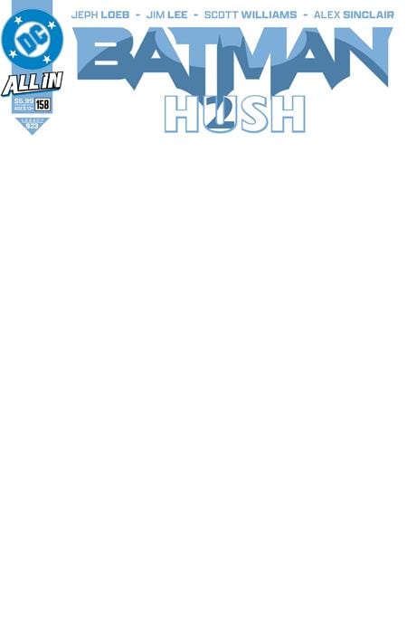 DC Comics Comic Books BATMAN #158 CVR H BLANK VAR 76194134182815822 0125DC009