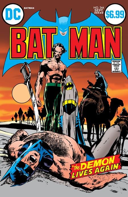 DC Comics Comic Books BATMAN #244 FACSIMILE EDITION CVR C NEAL ADAMS FOIL VAR 76194139492300131 0326DC0203