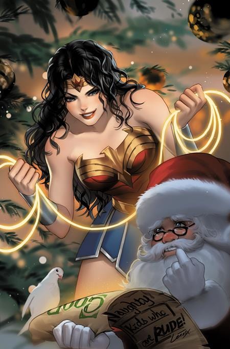 DC Comics Comic Books BATMAN SANTA CLAUS SILENT KNIGHT #4 (OF 4) CVR B LESLEY LEIRIX LI CARD STOCK VAR 76194138248700421 1023DC046