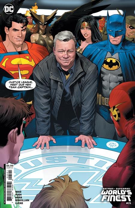 DC Comics Comic Books BATMAN SUPERMAN WORLDS FINEST #25 CVR G DAN MORA WILLIAM SHATNER CAMEO CARD STOCK VAR 76194137521202591 0124DC069