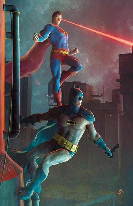 DC Comics Comic Books BATMAN SUPERMAN WORLDS FINEST #29 CVR B BJORN BARENDS CARD STOCK VAR 76194137521202921 0524DC114