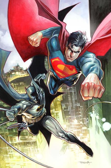 DC Comics Comic Books BATMAN SUPERMAN WORLDS FINEST #32 CVR B STEPHEN SEGOVIA CARD STOCK VAR 76194137521203251 0824DC161
