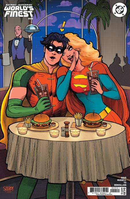DC Comics Comic Books BATMAN SUPERMAN WORLDS FINEST #49 CVR B NATHAN SZERDY CARD STOCK VAR 76194137521204921 0126DC0152