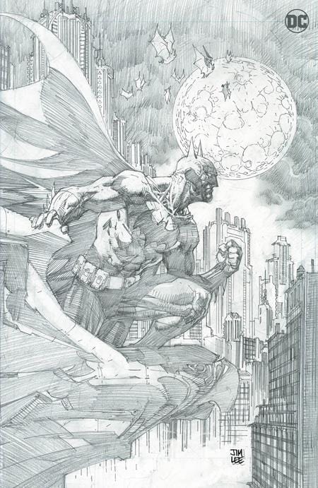 DC Comics Comic Books BATMAN THE LONG HALLOWEEN THE LAST HALLOWEEN #1 (OF 10) CVR F INC 1:100 JIM LEE B&W VIRGIN VAR 76194137589200181 0724DC998