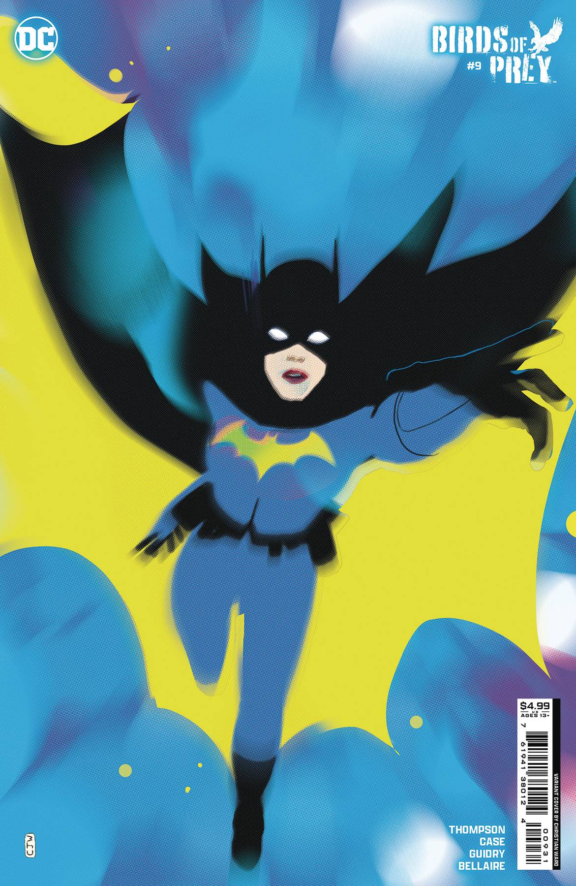 DC Comics Comic Books BIRDS OF PREY #9 CVR C CHRISTIAN WARD CARD STOCK VAR 76194138012400931 0324DC043