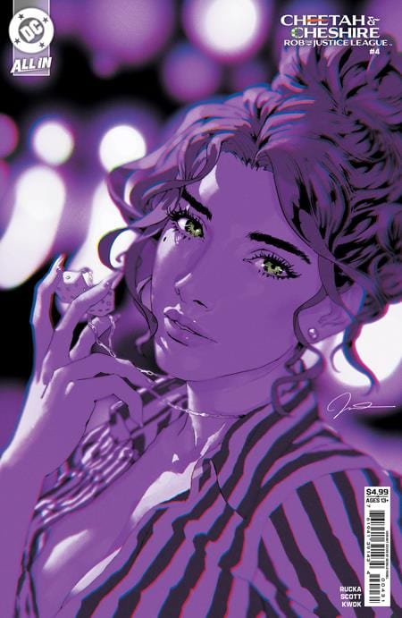 DC Comics Comic Books CHEETAH AND CHESHIRE ROB THE JUSTICE LEAGUE #4 (OF 6) CVR B GERALD PAREL CARD STOCK VAR 76194139143400431 0925DC0158