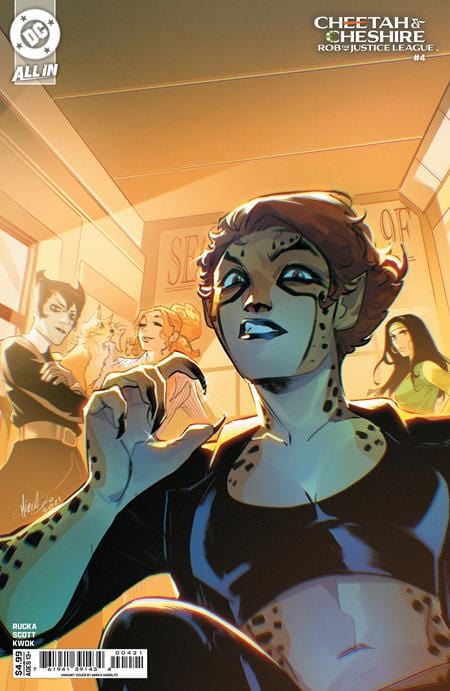 DC Comics Comic Books CHEETAH AND CHESHIRE ROB THE JUSTICE LEAGUE #4 (OF 6) CVR C MIRKA ANDOLFO CARD STOCK VAR 76194139143400421 0925DC0159