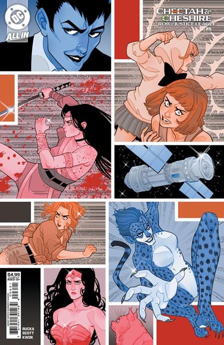 DC Comics Comic Books CHEETAH AND CHESHIRE ROB THE JUSTICE LEAGUE #6 (OF 6) CVR C MARGUERITE SAUVAGE CARD STOCK VAR 76194139143400621 1125DC0164