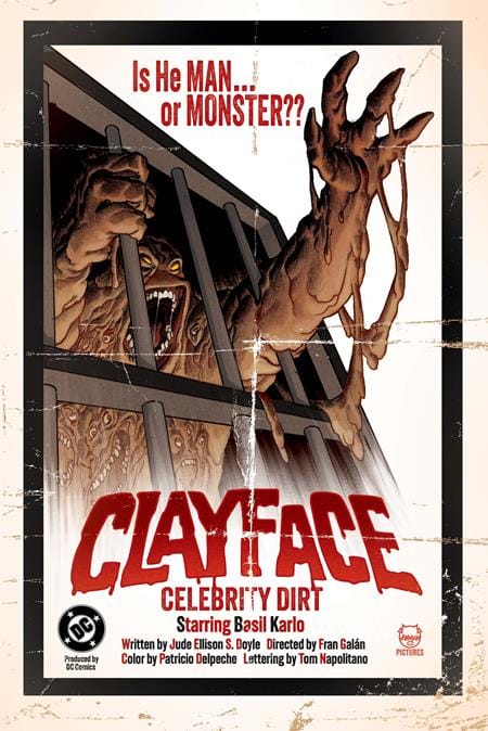 DC Comics Comic Books CLAYFACE CELEBRITY DIRT #1 (OF 6) CVR C DAVE JOHNSON CARD STOCK VAR 76194139679800131 0526DC0050