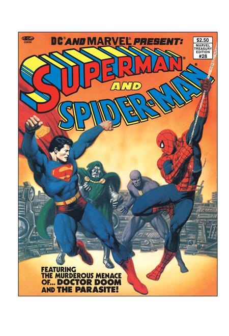 DC Comics Comic Books DC AND MARVEL PRESENT SUPERMAN AND SPIDER-MAN (MARVEL TREASURY EDITION #28) #1 FACSIMILE EDITION CVR A JOHN ROMITA SR & BOB LARKIN 76194139649100111 1125DC0204