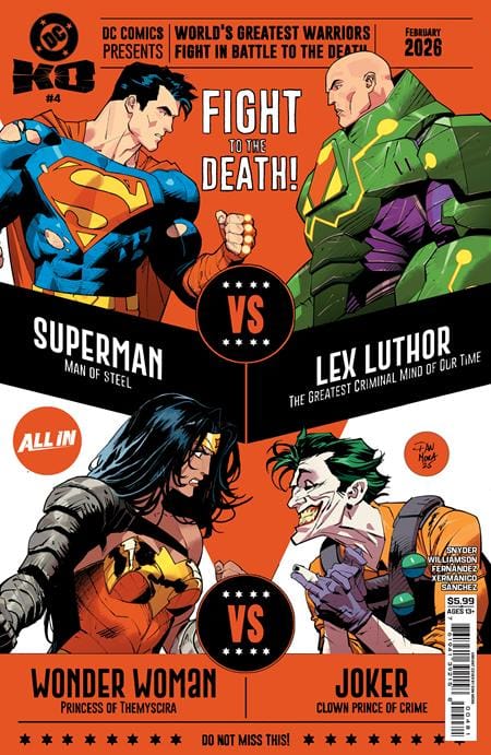 DC Comics Comic Books DC K.O. #4 (OF 5) CVR G DAN MORA BRACKET CARD STOCK VAR 76194139215800481 1225DC0031
