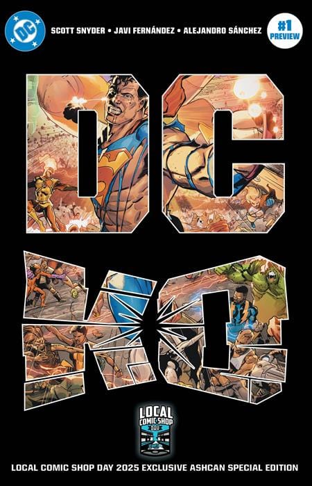 DC Comics Comic Books DC K.O. ASHCAN #1 2025 LCSD EXCLUSIVE CVR A JAVI FERNANDEZ 76194139468800111 0725DC1504