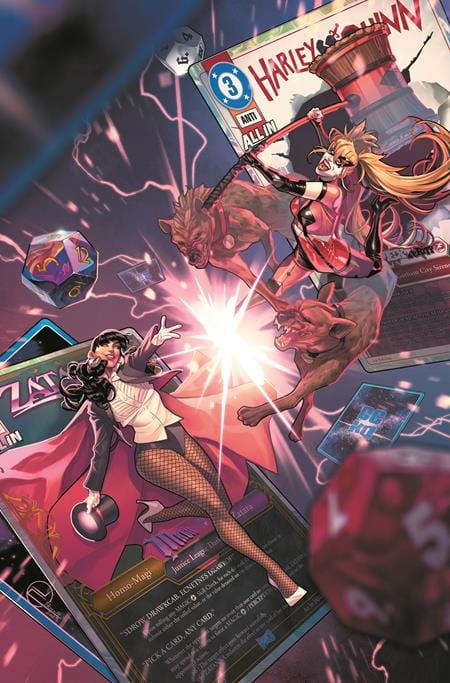 DC Comics Comic Books DC K.O. HARLEY QUINN VS ZATANNA #1 (ONE SHOT) CVR C JAMAL CAMPBELL CARD STOCK VAR 76194139383400121 1025DC0022