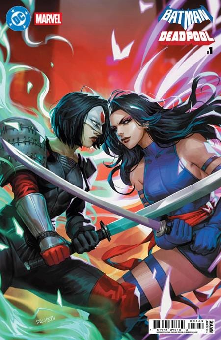 DC Comics Comic Books DC MARVEL BATMAN DEADPOOL #1 (ONE SHOT) CVR D Derrick Chew Card Stock Var 76194139316200162 1125DC8011