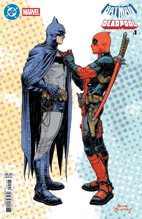 DC Comics Comic Books DC MARVEL BATMAN DEADPOOL #1 (ONE SHOT) CVR N FRANK QUITELY BATMAN DEADPOOL CARD STOCK VAR 76194139316200125 0925DC0014
