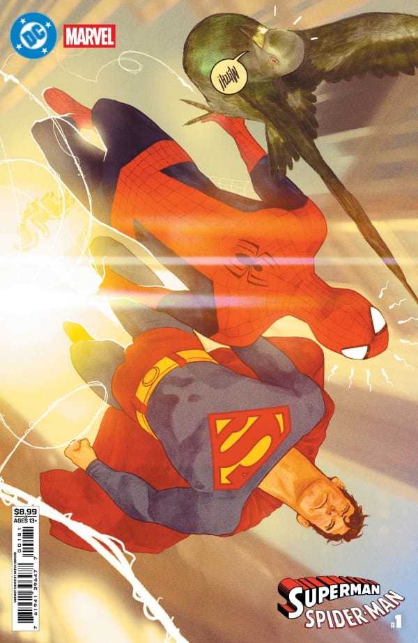 DC Comics Comic Books DC MARVEL SUPERMAN SPIDER-MAN #1 (ONE SHOT) CVR H MITCH GERADS CARD STOCK VAR 76194139647700181 0126DC0008