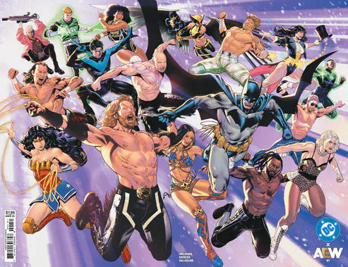 DC Comics Comic Books DC X AEW #1 (OF 2) CVR E LUCAS MEYER FOIL VAR 76194139682800151 1225DC0262
