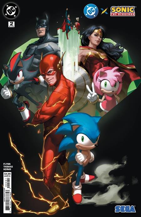 DC Comics Comic Books DC X SONIC THE HEDGEHOG #2 (OF 5) CVR B EJIKURE CARD STOCK VAR 76194138785700221 0225DC213